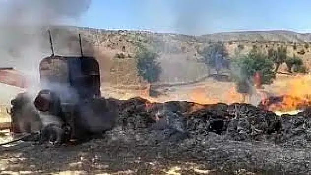 Buğday Tarlasında Yangın
