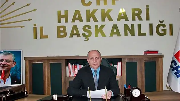 CHP'nin Hakkari İl Başkanı İstifa Etti