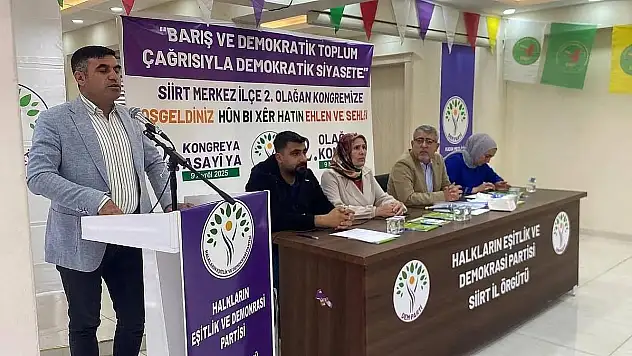 DEM Parti Merkez İlçe 2. Olağan Kongresi Yapıldı