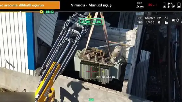 Dicle Elektrik'ten Drone'lu Operasyon