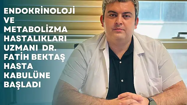 Dr. Fatih Bektaş, Siirt Eğitim ve Araştırma Hastanesi'nde Göreve Başladı