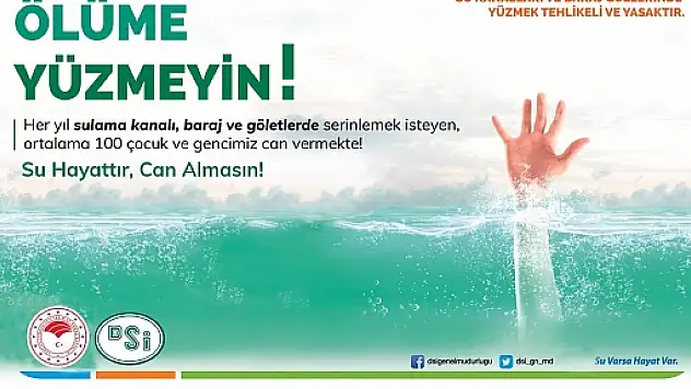 DSİ'den Uyarı: 'Serinlemek İçin Baraj Gölüne Girmeyin'
