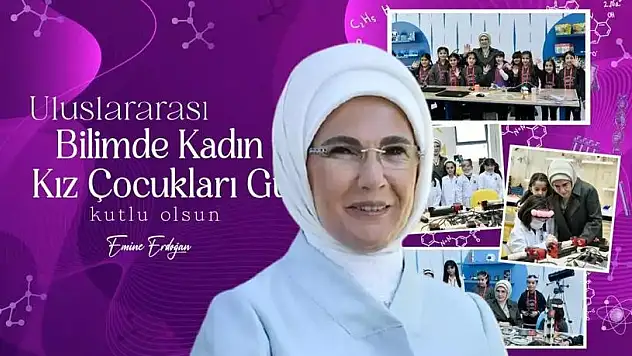 Emine Erdoğan: Bilim Kadınlarımız, Türkiye Yüzyılı'nın Parlayan Yıldızları Olacak