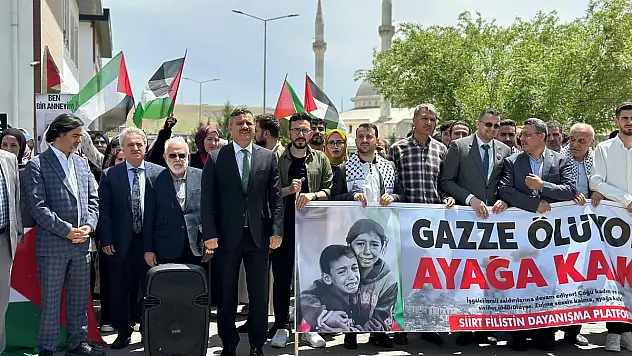 Gazze'ye Direniş Yürüyüşü Yapıldı