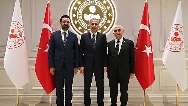 Gül ve Olgaç, İçişleri Bakanı Ali Yerlikaya'yı Ziyaret Etti