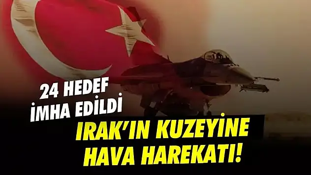 Hakurk, Gara, Kandil ve Asos Bölgelerinde Terör Örgütüne Ait 24 Hedef İmha Edildi