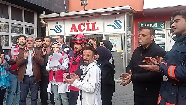 Hastanede Nefes Kesen Tatbikat