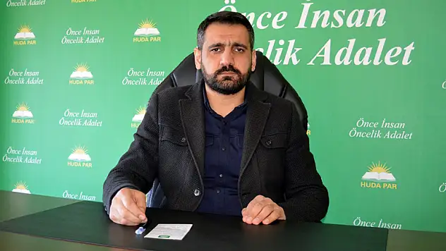 Hüda-Par Siirt İl Başkanı Abdülhakim Tekin'den Adana'da Parti İl Başkanlığı'na Yapılan Saldırıya İlişkin Açıklama