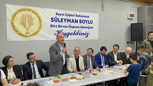İÇİŞLERİ BAKANI SÜLEYMAN SOYLU'DAN ÖZPINAR KÖYÜNE ÖNEMLİ MÜJDELER