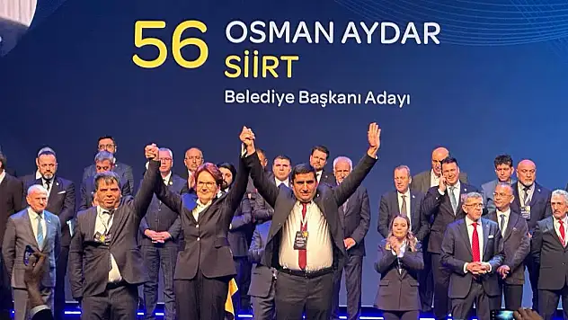 İyi Parti Aday Tanıtımını Yaptı Siirt Belediye Başkan Adayı Osman Aydar