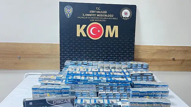 Kaçak Sigaralar Ele Geçirildi