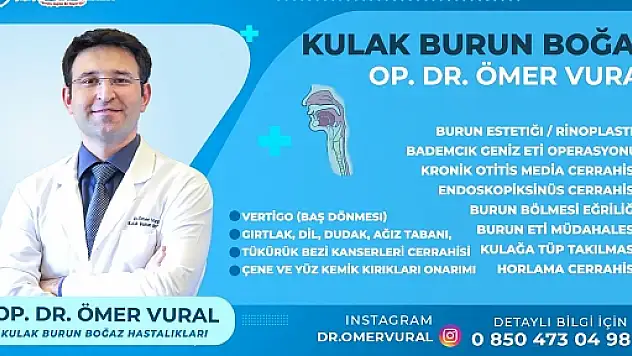 KBB Uzmanı Op. Dr. Ömer Vural'dan Ağız Kokusu Hakkında Önemli Açıklamalar