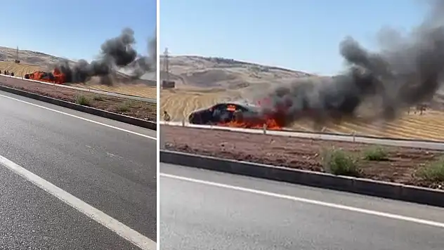 Kurtalan'da Son Model Mercedes Alev Topuna Döndü: 4 Kişi Son Anda Kurtuldu