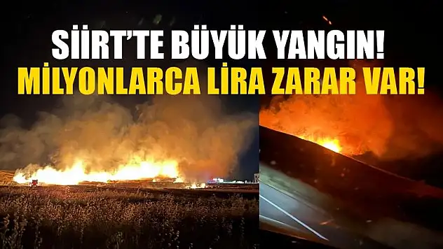 Kurtalan'da Onlarca Dönüm Buğday Tarlası Yandı!