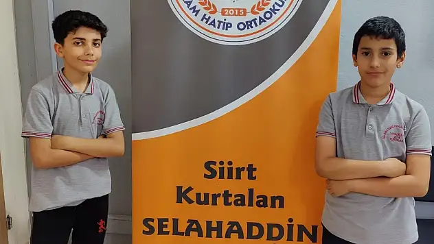 Kurtalanlı İki Öğrenci Bursluluk Sınavında Türkiye Genelinde Tam Puan Aldı