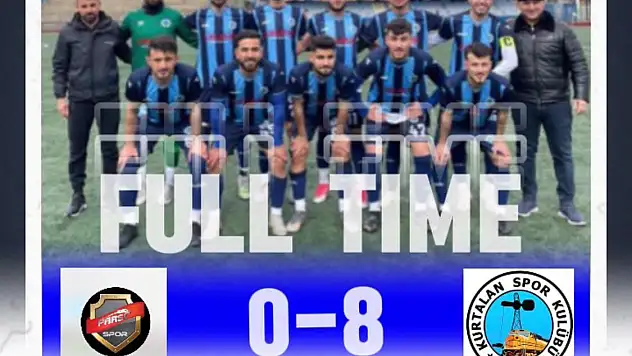 Kurtalanspor-Parsspor'u 8-0 Skorla Nakavt Etti
