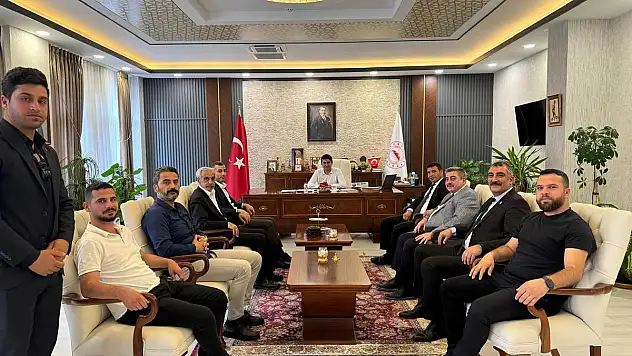 MHP İl Başkanı Tükenmez'den Baykan Kaymakamı Şenay'a Ziyaret