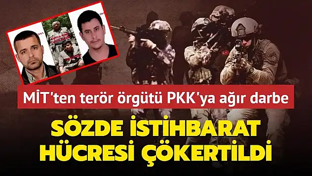 MİT'ten PKK'ya Büyük Darbe