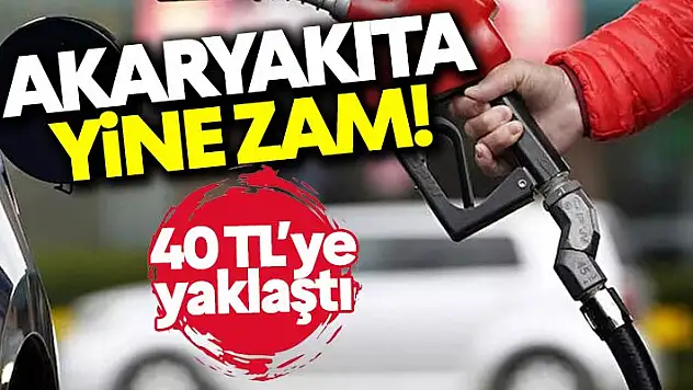 Motorine Zam! Mazot 40 TL'ye Yaklaştı!