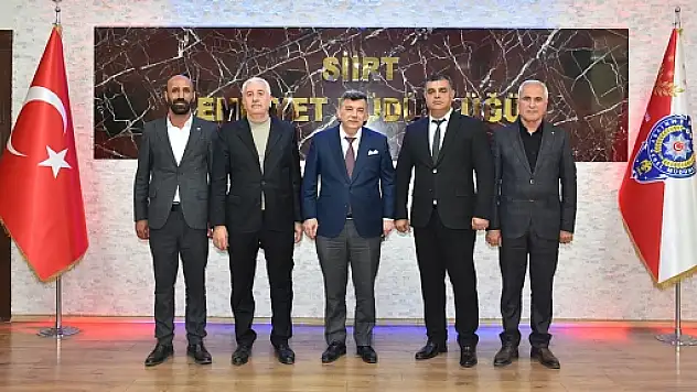 Muhtarlardan İl Emniyet Müdürü Öztürk'e Teşekkür Ziyareti