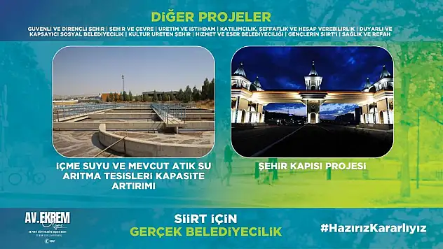 Olğaç, İçme Suyu ve Atık Su Arıtma Tesislerinde Kapasite Artışı ve Şehir Kapısı Projesini Hayata Geçireceğiz