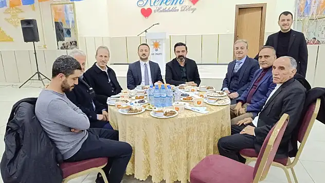 Olğaç, 'Vefa ve Kardeşlik' İftarında Teşkilat Üyeleriyle Bir Araya Geldi