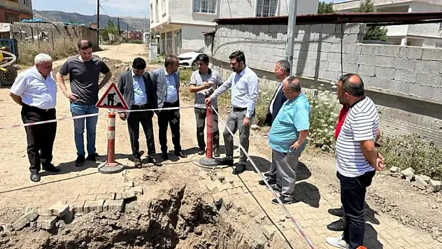 Olğaç, Veysel Karani Beldesinde Doğalgaz, Altyapı ve Fabrika Çalışmalarını İnceledi