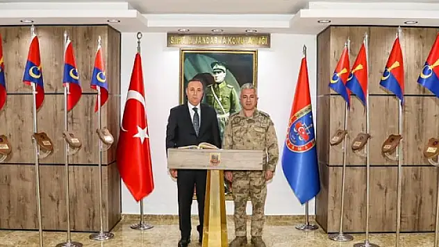 Ören'den Siirt İl Jandarma Komutanı Tuğgeneral Uğur Özmen'e Hayırlı Olsun Ziyareti