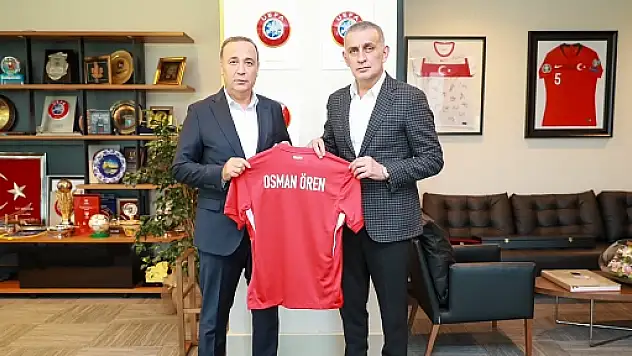 Ören'den TFF Başkanı Hacıosmanoğlu'na Ziyaret