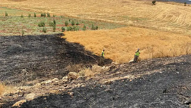Örtü Yangını Büyümeden Söndürüldü!