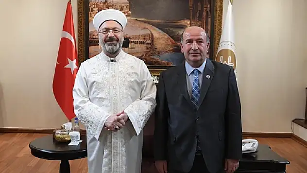 Özay'dan Diyanet İşleri Başkanı Erbaş'a Ziyaret