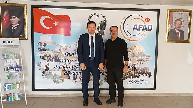 Pervari Kaymakamı Gülderen'den AFAD'a Ziyaret