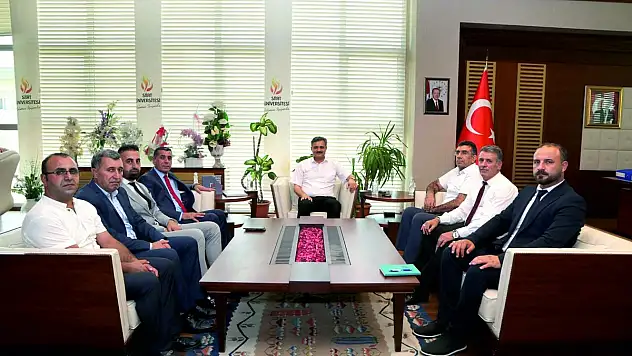 Şehit Gazi Sen Eğitim Sendikasından Üniversite Rektörlüğünü Ziyaret