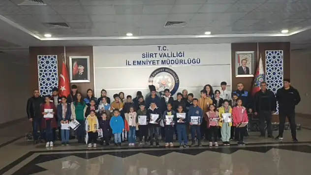 Şehit ve Gazi Çocuklarından İl Emniyet Müdürlüğüne Ziyaret