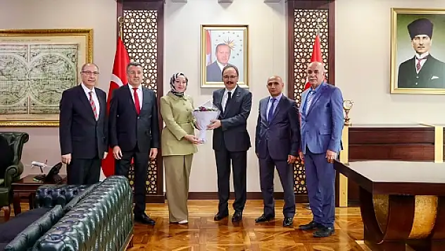 SGK İl Müdürü İlbaş'tan Vali Kızılkaya'ya Ziyaret