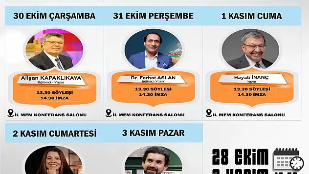 Siirt 10. Geleneksel Kitap Fuarına Davet