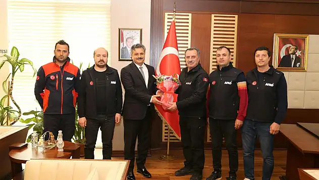 Siirt AFAD Müdürü Akkoyun'dan Rektör Prof. Dr. Şındak'a Ziyaret