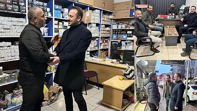 Siirt AK Parti İl Başkanı Özturan'dan Esnaf ve Vatandaşlara Ziyaret