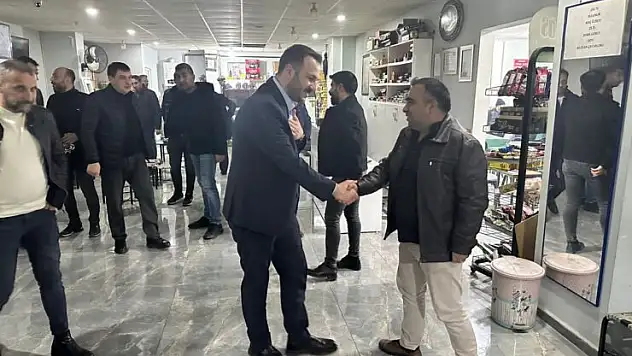 Siirt AK Parti İl Başkanında Esnaf Ziyareti