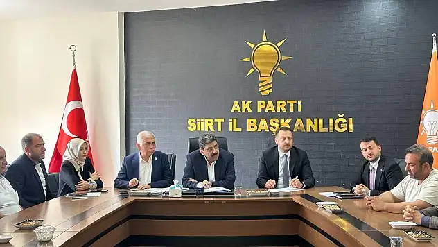 Siirt AK Parti İl Danışma Meclisi Toplantısı Yapıldı