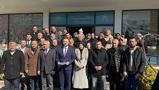 Siirt AK Parti'den 28 Şubat Açıklaması (Videolu)