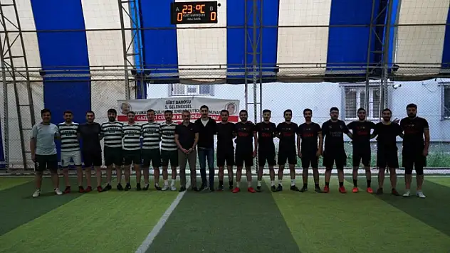 Siirt Barosu, Gazeteci-Yazar Cumhur Kılıççıoğlu Anısına Futbol Turnuvası Düzenledi!