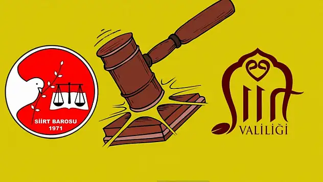 Siirt Barosu, Siirt Valiliğinin '7 Günlük Yasak' Kararının İptali İçin Dava Açtı!