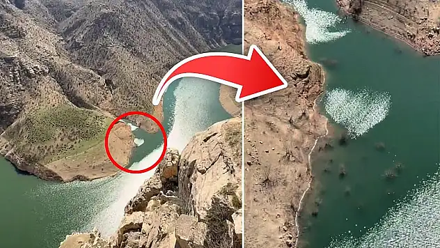 Siirt Botan Vadisi'nde Güneş Işığıyla Doğal Bir Mucize!