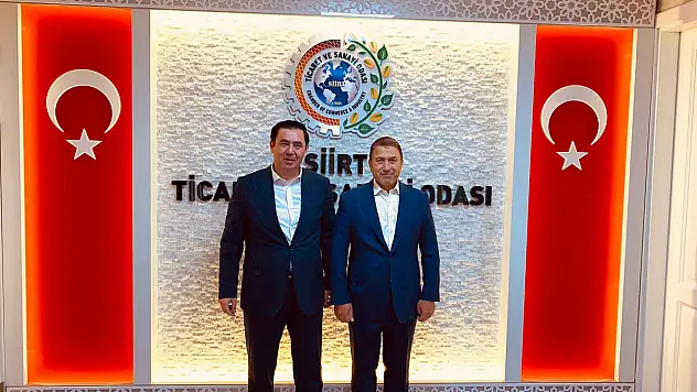 Siirt Cumhuriyet Başsavcısı Tuğan Sarıca'dan STSO'ya Veda Ziyareti