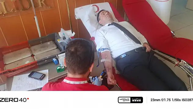 Siirt Cumhuriyet Başsavcısı Tuğan Sarıca, 32'nci Kez Kan Bağışında Bulundu