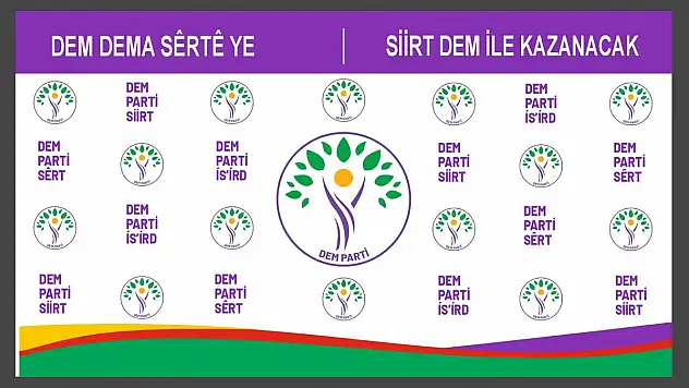 Siirt DEM Parti İl Örgütünden Açıklama
