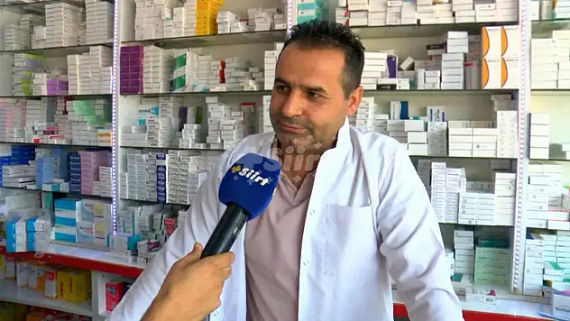 Siirt Eczane Teknisyen ve Teknikerler Derneği Başkanı Yıldız Siirt'te İlaç Sıkıntısı Kalmadı