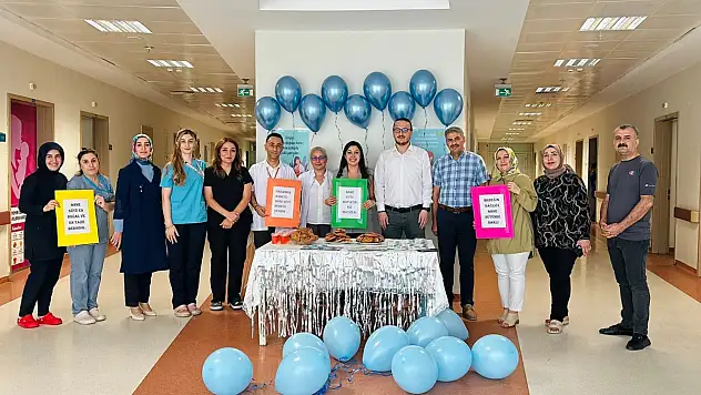 Siirt Eğitim ve Araştırma Hastanesi'nde Dünya Emzirme Haftası Etkinliği Düzenlendi