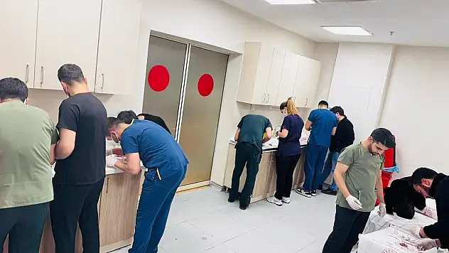 Siirt Eğitim ve Araştırma Hastanesi'nde İntörn Hekimlere Sütur Eğitimi